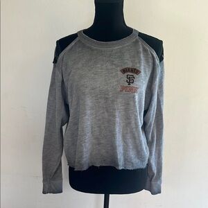 PINK Victoria's Secret San Francisco Giants Heather Gray Top